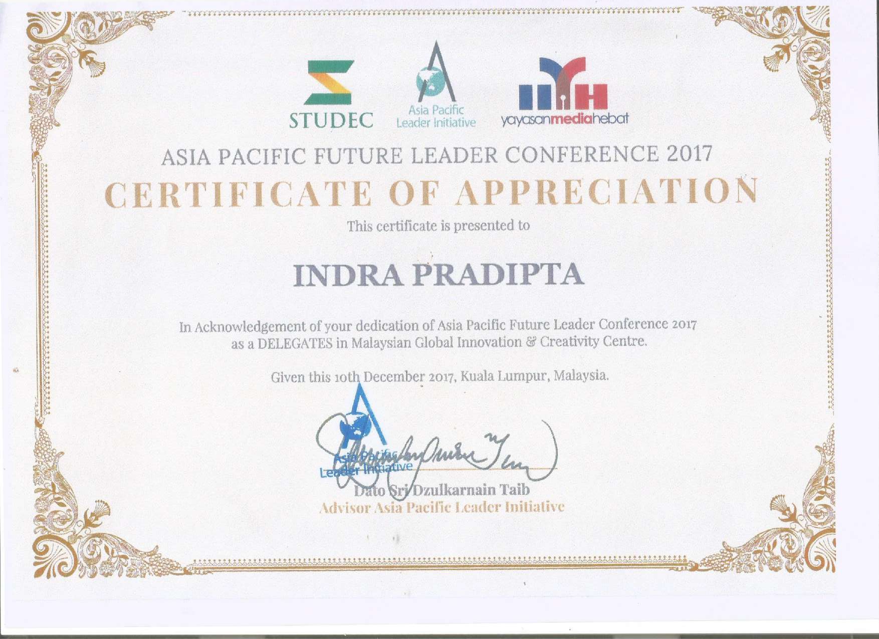 Pacific Future Leader Conference 2017