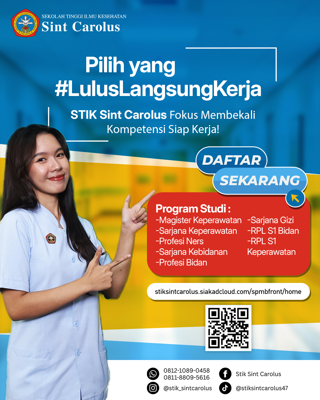 Penerimaan Mahasiswa Baru STIK Sint Carolus